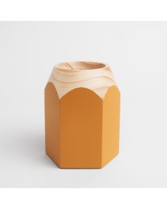 PORTA CANETAS AMARELO